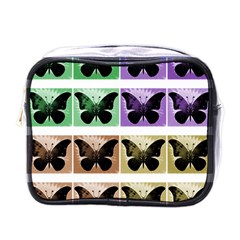 Seamless Wallpaper Butterfly Mini Toiletries Bag (one Side) by Pakrebo