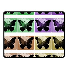 Seamless Wallpaper Butterfly Fleece Blanket (Small)