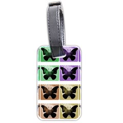 Seamless Wallpaper Butterfly Luggage Tag (two sides)