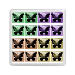 Seamless Wallpaper Butterfly Memory Card Reader (Square)