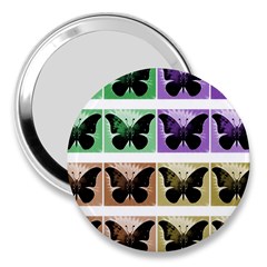 Seamless Wallpaper Butterfly 3  Handbag Mirrors