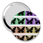 Seamless Wallpaper Butterfly 3  Handbag Mirrors Front