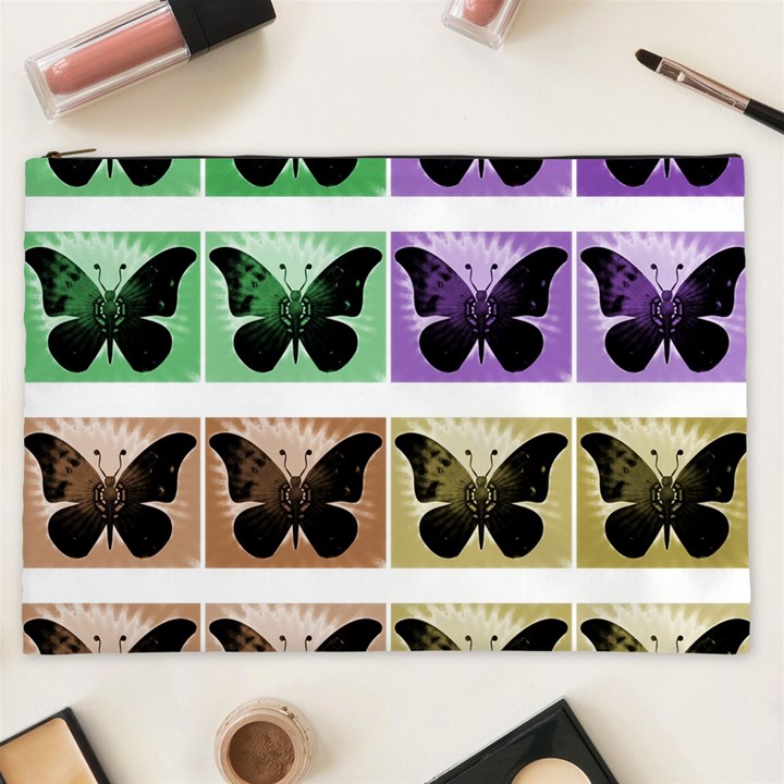 Seamless Wallpaper Butterfly Cosmetic Bag (XXL)