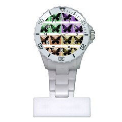 Seamless Wallpaper Butterfly Plastic Nurses Watch