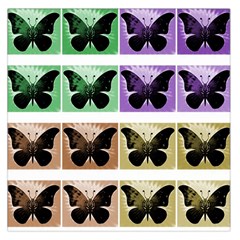 Seamless Wallpaper Butterfly Large Satin Scarf (Square)