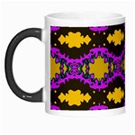 Seamless Wallpaper Digital Pattern Yellow Brown Purple Morph Mugs Left