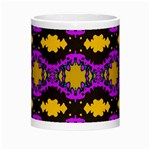 Seamless Wallpaper Digital Pattern Yellow Brown Purple Morph Mugs Center