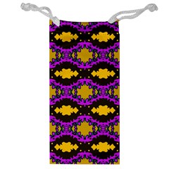 Seamless Wallpaper Digital Pattern Yellow Brown Purple Jewelry Bag