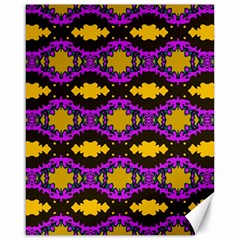 Seamless Wallpaper Digital Pattern Yellow Brown Purple Canvas 16  X 20  by Pakrebo