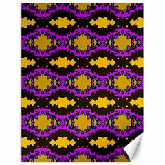 Seamless Wallpaper Digital Pattern Yellow Brown Purple Canvas 18  X 24  by Pakrebo