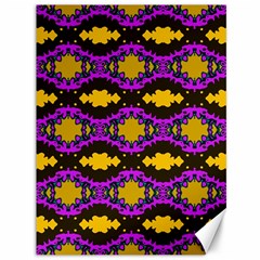 Seamless Wallpaper Digital Pattern Yellow Brown Purple Canvas 36  X 48  by Pakrebo