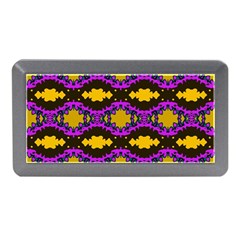 Seamless Wallpaper Digital Pattern Yellow Brown Purple Memory Card Reader (mini) by Pakrebo