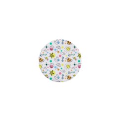 Summer Pattern Design Colorful 1  Mini Magnets by Pakrebo