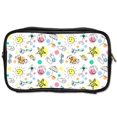 Summer Pattern Design Colorful Toiletries Bag (one Side) by Pakrebo