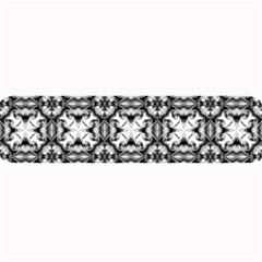 Seamless Wallpaper Pattern Ornamen Black White Large Bar Mats by Pakrebo