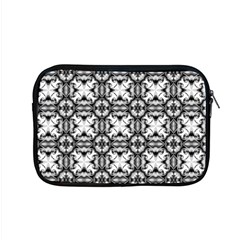 Seamless Wallpaper Pattern Ornamen Black White Apple Macbook Pro 15  Zipper Case by Pakrebo