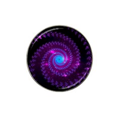 Fractal Spiral Space Galaxy Hat Clip Ball Marker (4 Pack) by Pakrebo