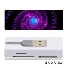 Fractal Spiral Space Galaxy Memory Card Reader (stick) by Pakrebo