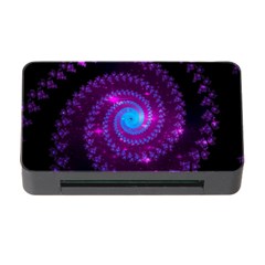 Fractal Spiral Space Galaxy Memory Card Reader With Cf by Pakrebo