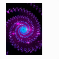 Fractal Spiral Space Galaxy Large Garden Flag (two Sides) by Pakrebo