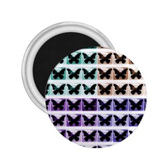 Seamless Wallpaper Butterfly Pattern 2 25  Magnets by Pakrebo