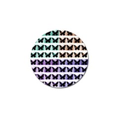 Seamless Wallpaper Butterfly Pattern Golf Ball Marker (4 Pack) by Pakrebo