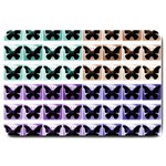 Seamless Wallpaper Butterfly Pattern Large Doormat  30 x20  Door Mat