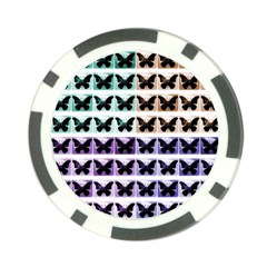 Seamless Wallpaper Butterfly Pattern Poker Chip Card Guard by Pakrebo