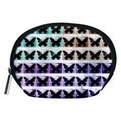 Seamless Wallpaper Butterfly Pattern Accessory Pouch (medium) by Pakrebo