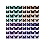 Seamless Wallpaper Butterfly Pattern Small Satin Scarf (Square) Front