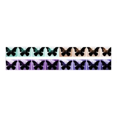 Seamless Wallpaper Butterfly Pattern Velvet Scrunchie by Pakrebo