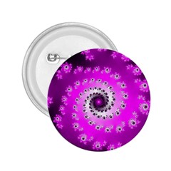 Fractal Pink Spiral Helix 2 25  Buttons by Pakrebo