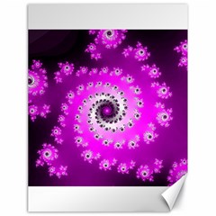 Fractal Pink Spiral Helix Canvas 18  X 24  by Pakrebo