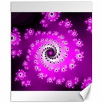 Fractal Pink Spiral Helix Canvas 11  x 14  10.95 x13.48  Canvas - 1