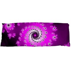 Fractal Pink Spiral Helix Body Pillow Case Dakimakura (two Sides) by Pakrebo