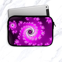 Fractal Pink Spiral Helix Apple Ipad Mini Zipper Cases by Pakrebo