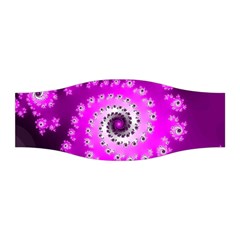 Fractal Pink Spiral Helix Stretchable Headband by Pakrebo