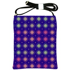 Flowers Pattern Ornament Symmetry Shoulder Sling Bag by Pakrebo