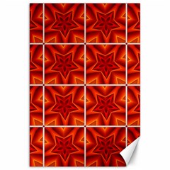 Pattern Seamless Stars Ornament Canvas 20  X 30 