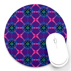 Seamless Wallpaper Art Digital Round Mousepads by Pakrebo