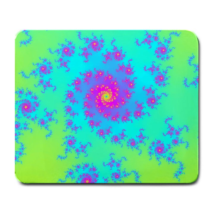 Spiral Fractal Abstract Pattern Large Mousepads