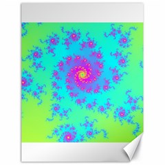 Spiral Fractal Abstract Pattern Canvas 18  X 24  by Pakrebo