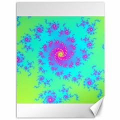 Spiral Fractal Abstract Pattern Canvas 36  X 48  by Pakrebo