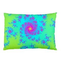 Spiral Fractal Abstract Pattern Pillow Case by Pakrebo