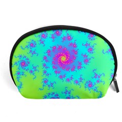 Spiral Fractal Abstract Pattern Accessory Pouch (large) by Pakrebo