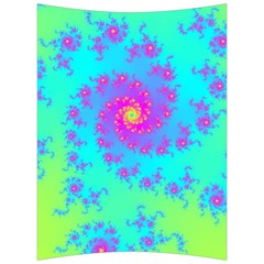 Spiral Fractal Abstract Pattern Back Support Cushion by Pakrebo