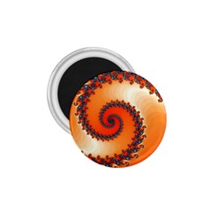 Fractal Rendering Spiral Twist Orange 1 75  Magnets by Pakrebo