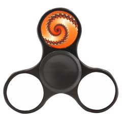 Fractal Rendering Spiral Twist Orange Finger Spinner by Pakrebo