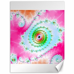 Fractal Spiral Twist Twisted Helix Canvas 36  X 48  by Pakrebo