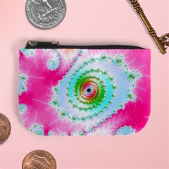 Fractal Spiral Twist Twisted Helix Mini Coin Purse by Pakrebo